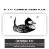 2" X 4" Aluminum License Plate  Thumbnail