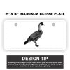 2" X 4" Aluminum License Plate  Thumbnail