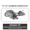 2" X 4" Aluminum License Plate  Thumbnail