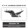 2" X 4" Aluminum License Plate  Thumbnail