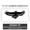 2" X 4" Aluminum License Plate  Thumbnail