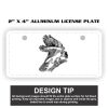 2" X 4" Aluminum License Plate  Thumbnail