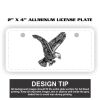 2" X 4" Aluminum License Plate  Thumbnail
