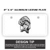 2" X 4" Aluminum License Plate  Thumbnail