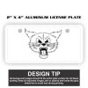 2" X 4" Aluminum License Plate  Thumbnail