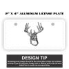 2" X 4" Aluminum License Plate  Thumbnail