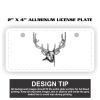 2" X 4" Aluminum License Plate  Thumbnail