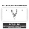 2" X 4" Aluminum License Plate  Thumbnail