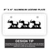 2" X 4" Aluminum License Plate  Thumbnail