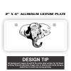 2" X 4" Aluminum License Plate  Thumbnail