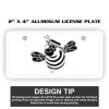 2" X 4" Aluminum License Plate  Thumbnail