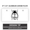 2" X 4" Aluminum License Plate  Thumbnail