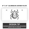 2" X 4" Aluminum License Plate  Thumbnail
