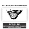 2" X 4" Aluminum License Plate  Thumbnail