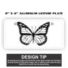 2" X 4" Aluminum License Plate  Thumbnail
