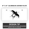 2" X 4" Aluminum License Plate  Thumbnail