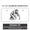 2" X 4" Aluminum License Plate  Thumbnail