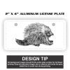 2" X 4" Aluminum License Plate  Thumbnail