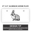 2" X 4" Aluminum License Plate  Thumbnail