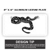 2" X 4" Aluminum License Plate  Thumbnail
