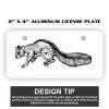 2" X 4" Aluminum License Plate  Thumbnail