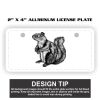 2" X 4" Aluminum License Plate  Thumbnail