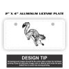 2" X 4" Aluminum License Plate  Thumbnail