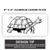 2" X 4" Aluminum License Plate  Thumbnail