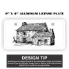 2" X 4" Aluminum License Plate  Thumbnail