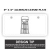 2" X 4" Aluminum License Plate  Thumbnail