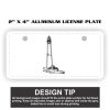 2" X 4" Aluminum License Plate  Thumbnail
