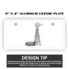 2" X 4" Aluminum License Plate  Thumbnail