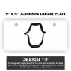 2" X 4" Aluminum License Plate  Thumbnail