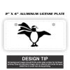 2" X 4" Aluminum License Plate  Thumbnail