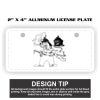 2" X 4" Aluminum License Plate  Thumbnail