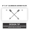 2" X 4" Aluminum License Plate  Thumbnail