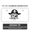2" X 4" Aluminum License Plate  Thumbnail