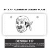 2" X 4" Aluminum License Plate  Thumbnail