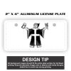 2" X 4" Aluminum License Plate  Thumbnail