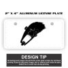 2" X 4" Aluminum License Plate  Thumbnail
