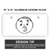 2" X 4" Aluminum License Plate  Thumbnail