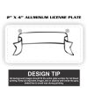 2" X 4" Aluminum License Plate  Thumbnail