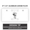 2" X 4" Aluminum License Plate  Thumbnail