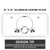 2" X 4" Aluminum License Plate  Thumbnail