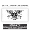2" X 4" Aluminum License Plate  Thumbnail