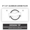 2" X 4" Aluminum License Plate  Thumbnail