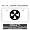 2" X 4" Aluminum License Plate  Thumbnail