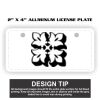 2" X 4" Aluminum License Plate  Thumbnail
