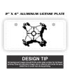 2" X 4" Aluminum License Plate  Thumbnail