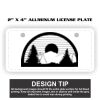 2" X 4" Aluminum License Plate  Thumbnail